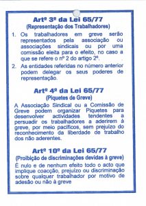 Credencial de piquete - verso - verso da credencial de piquete da Greve Geral de 10 de Dezembro de 2002.
