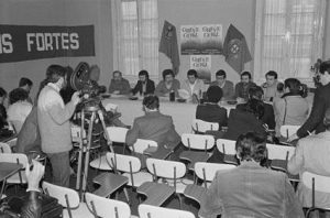 Plenário de esclarecimento sobre a Greve Geral de 12 de Fevereiro de 1982.