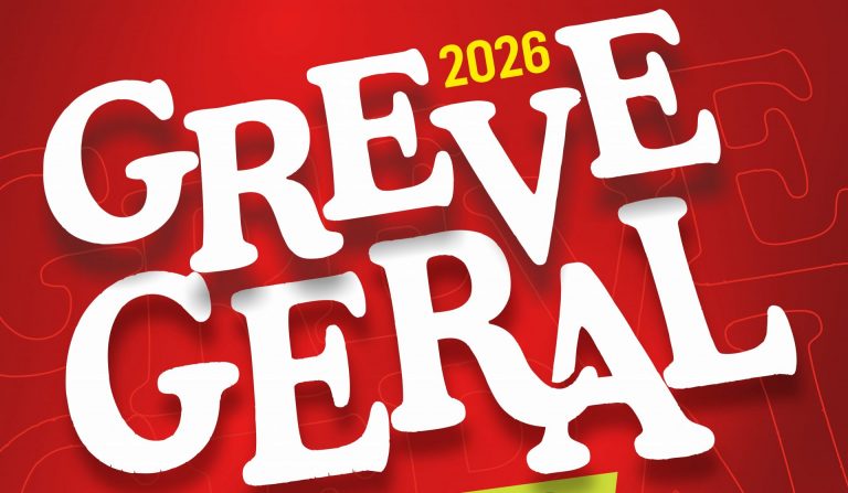 Greve Geral - corte do cartaz da Greve Geral de 3 de Junho de 2026 para efeitos de ilustração de artigo ou notícia.